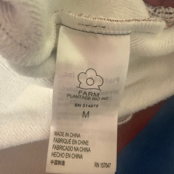 Farm Rio Boho Paisley Striped Sweatshirt Pullover – Size M - Picture 5 of 10